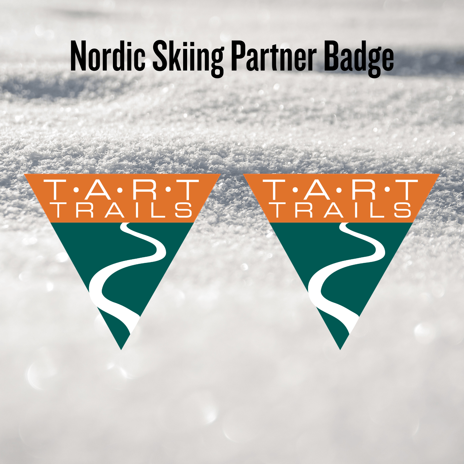 Winter Trail Grooming Badge - TART Nordic Partner Badge